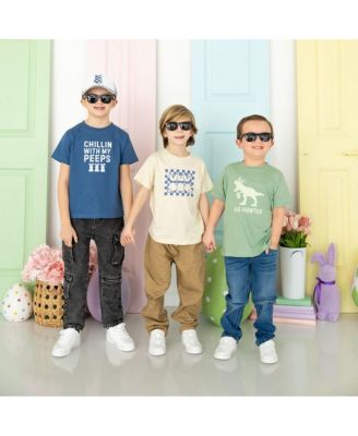 Little & Big Boys Egg Hunter Easter Short Sleeve T-Shirt