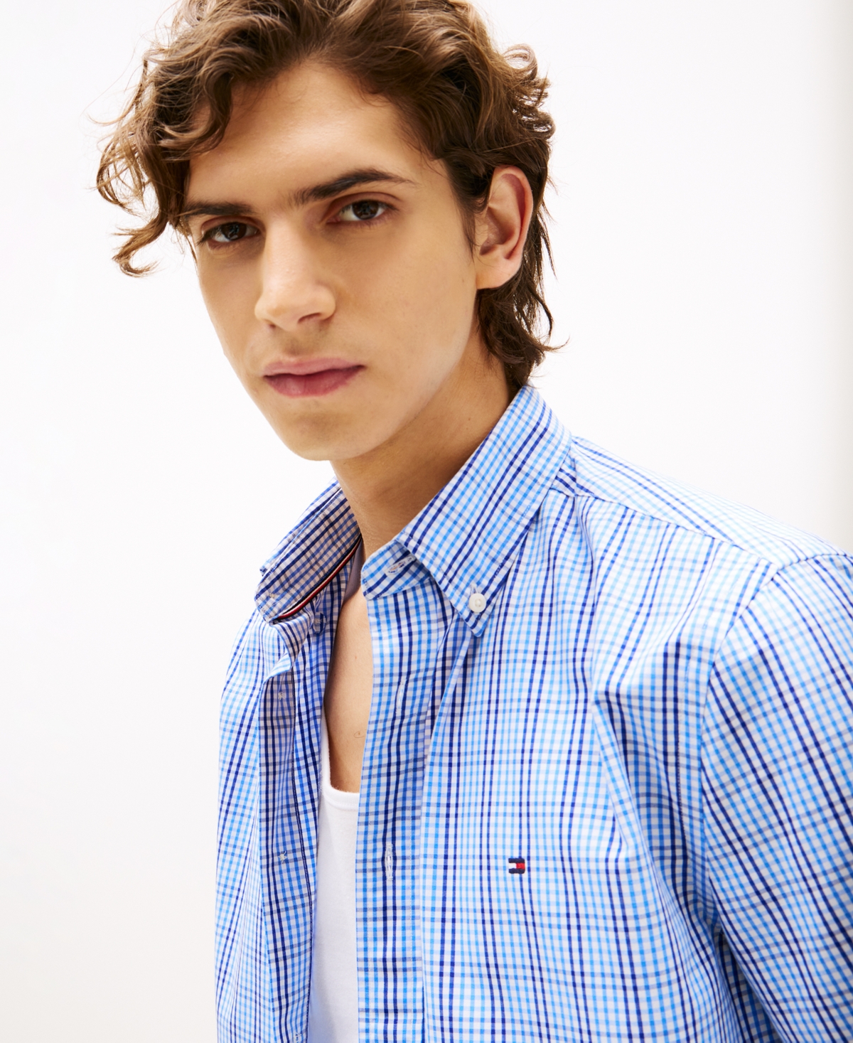 Tommy Hilfiger Men's Americana Tailored Relaxed-fit Check Button-down Shirt
