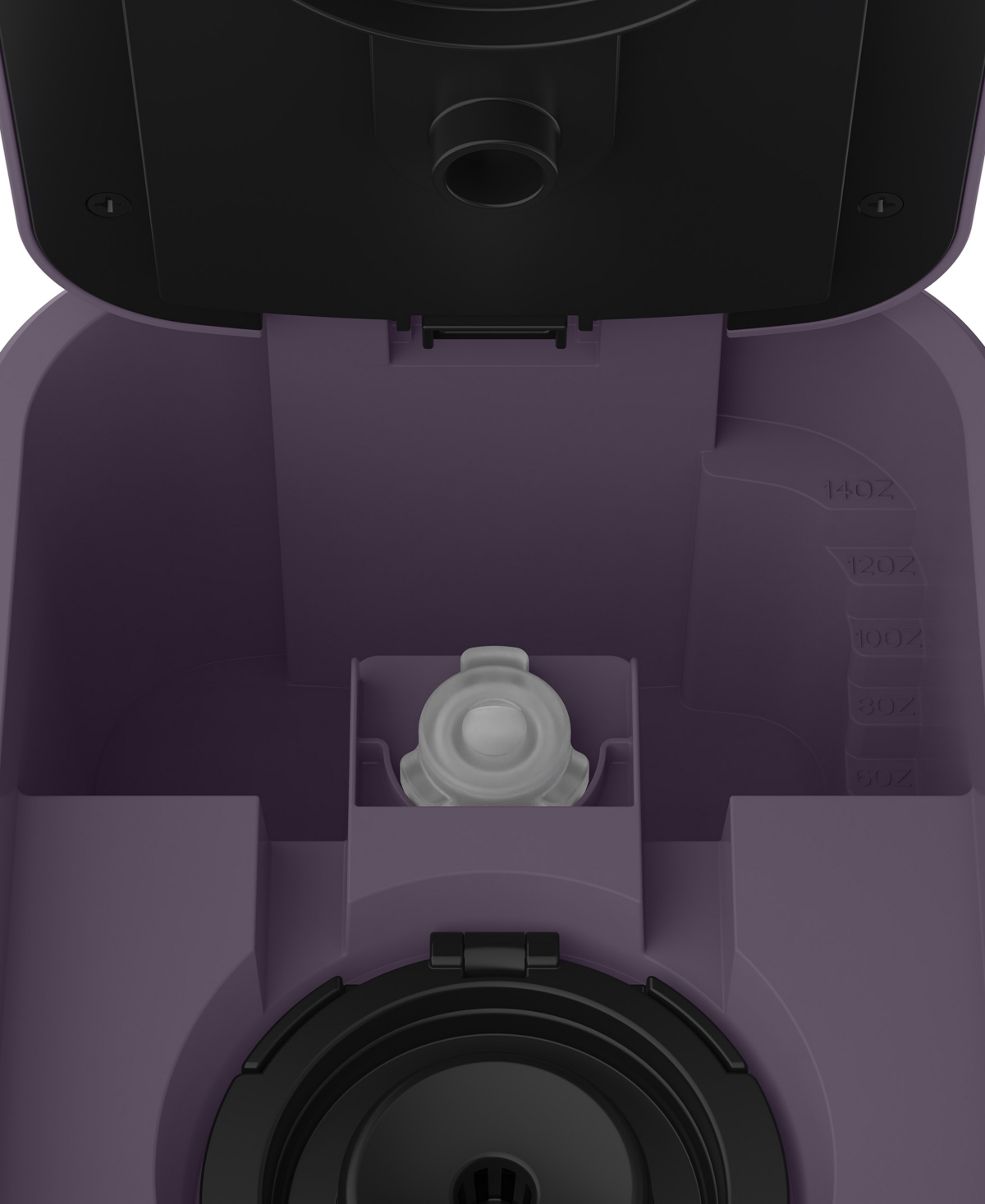 Bella Single-serve Coffee Maker With Water Tank 35126 In Plum