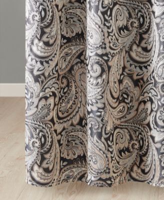 Aubrey Jacquard Beaded Shower Curtain, 72" x  72"