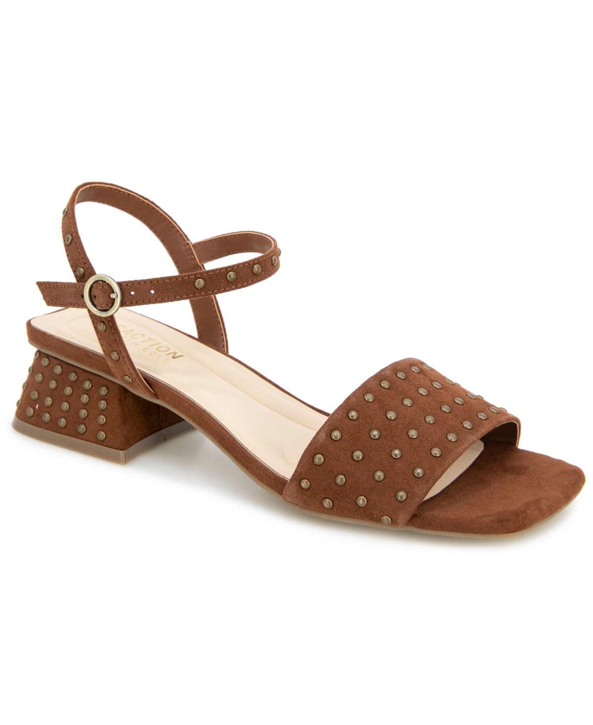Women's Buena Block Heel Sandals - Luggage Micro