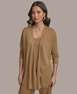 Donna Karan New York - Women's Open-Front Cardigan Sweater