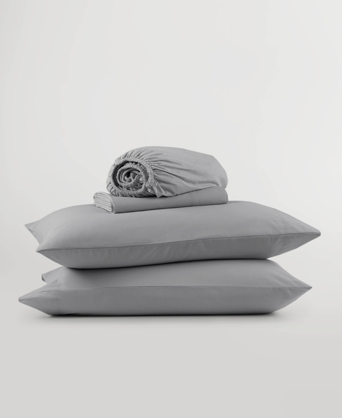 510 Design Super 144-thread Count Cotton 4-pc. Sheet Set, Full In Dark Gray