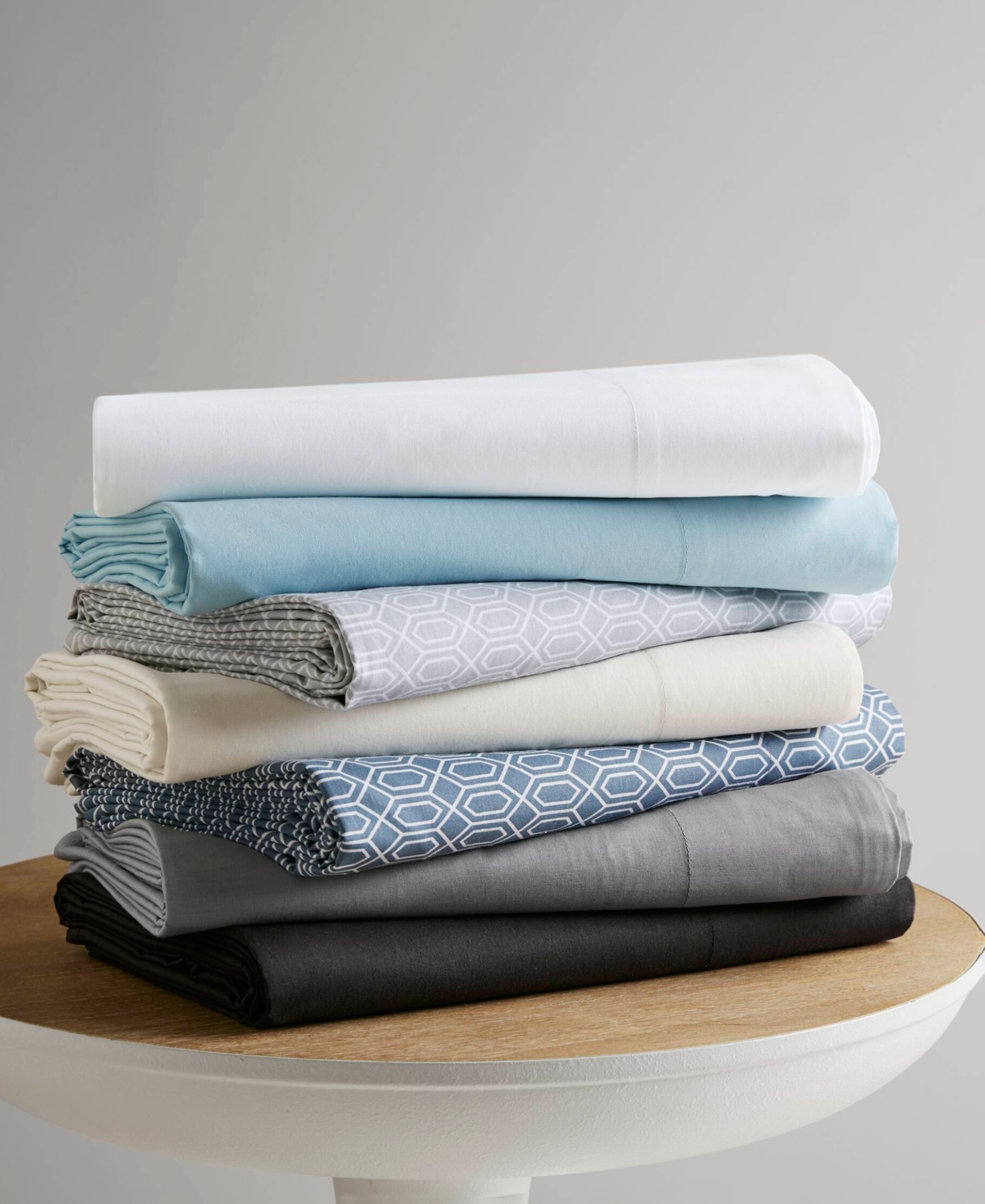 510 Design Super 144-thread Count Cotton 4-pc. Sheet Set, Full In Dark Gray