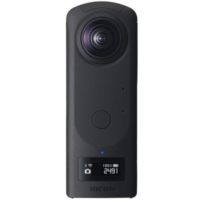 RICOH THETA Z1 51GB Black 360° camera, two 1.0-inch back-illuminated CMOS sensors, increased 51GB internal memory, 23MP images, 4K video