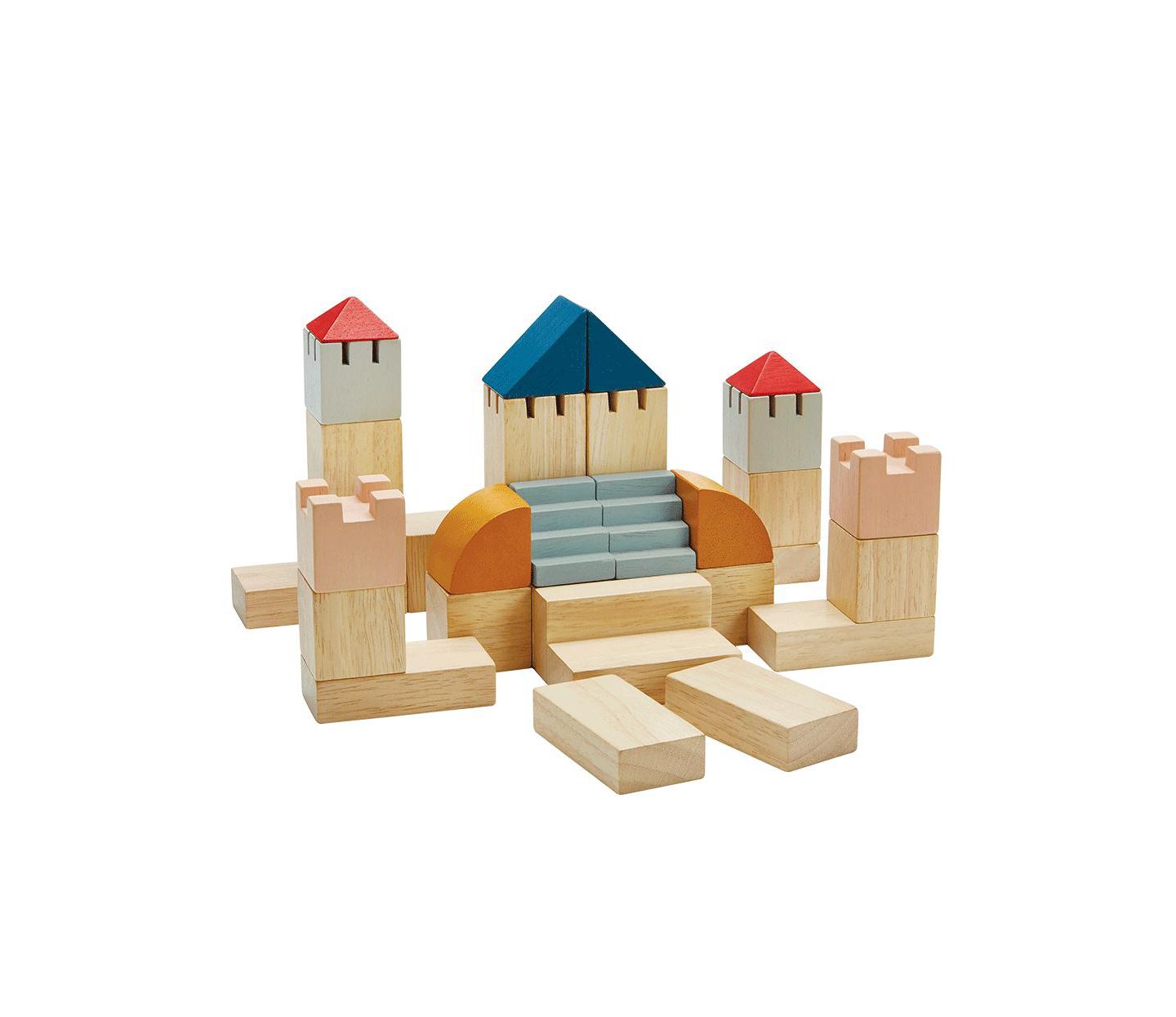 Детские конструкторы PlanToys Orchard 30-Piece Building Blocks Set, Ages 12-24 Months — фото 1
