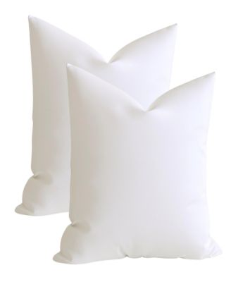 Square Pillow Insert - 22"x22" | Pack of 2 | Feather and Down Filling | Machine Washable | Made in USA
