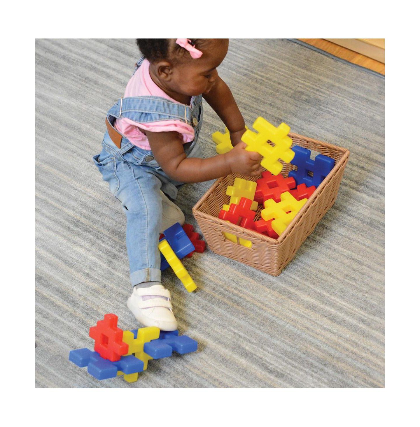 Детский конструктор Joyn Toys Waffle Blocks 42-Piece Building Set, Ages 12-24 Months, цвет: Assorted Pre-Pack — фото 3
