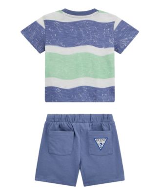 Baby Boys 2-Piece T-Shirt and Active Shorts Set