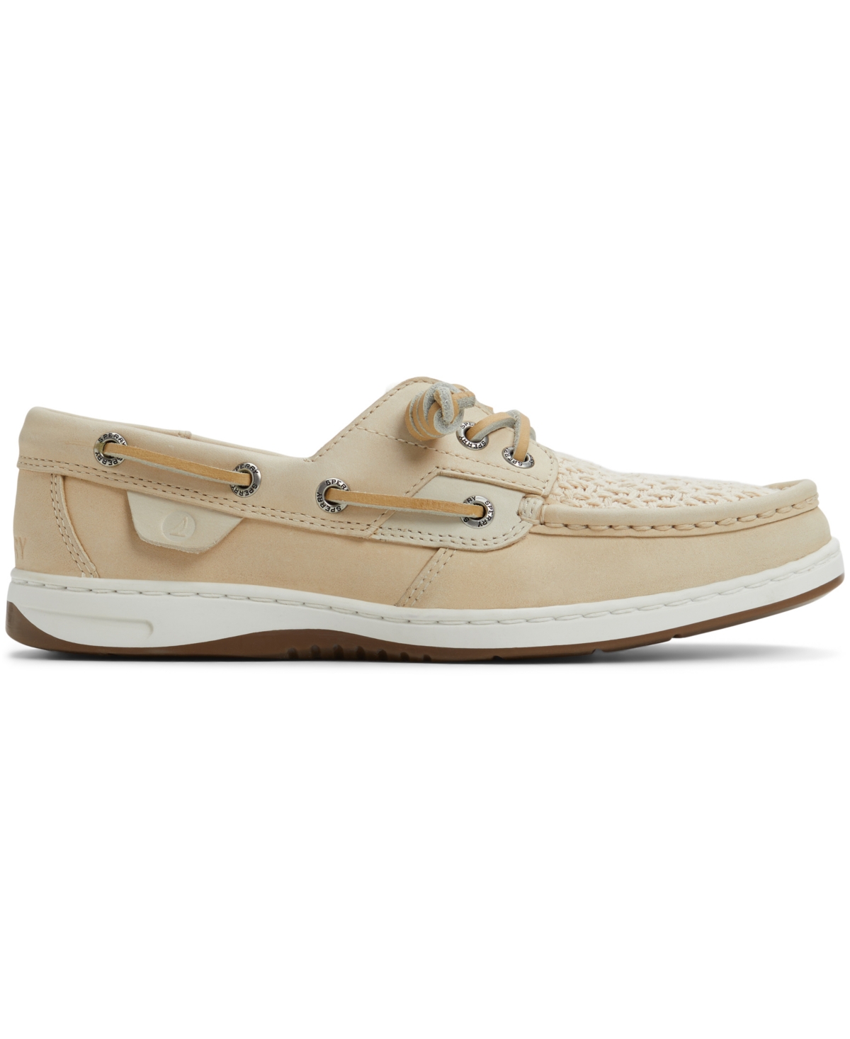 Sperry Rosefish 3 Eye Boat Shoe In Tan
