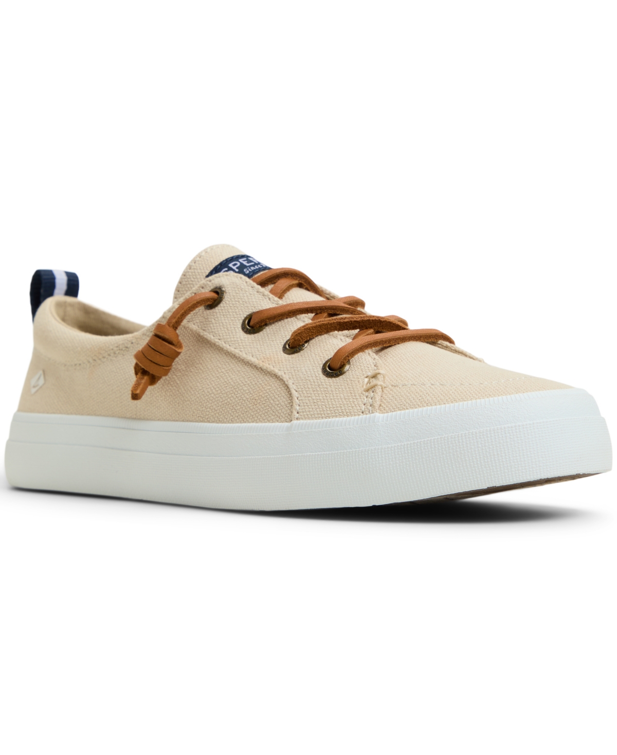 Women's Crest Vibe Lace Up Sneakers - Brown