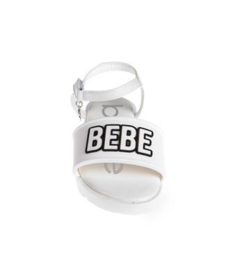 Little Girls Flat with Rhinestone Dangle Charm Sandals