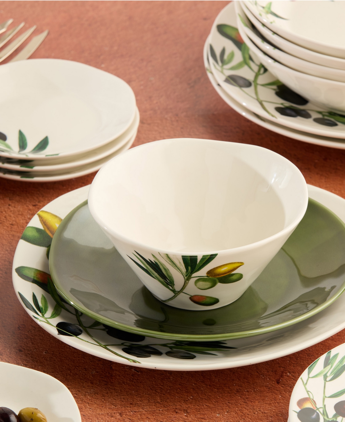 Certified International Olivia Set Of 4 Ice Cream Bowls In Multi