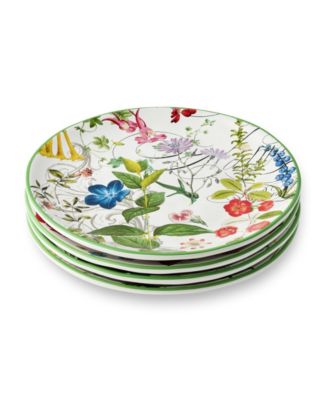 Greenhouse Salad Plates, Set of 4, Service for 4