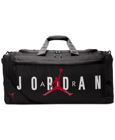 Мужская сумка Jordan Large Logo Duffel, цвет: Чёрный / Красный