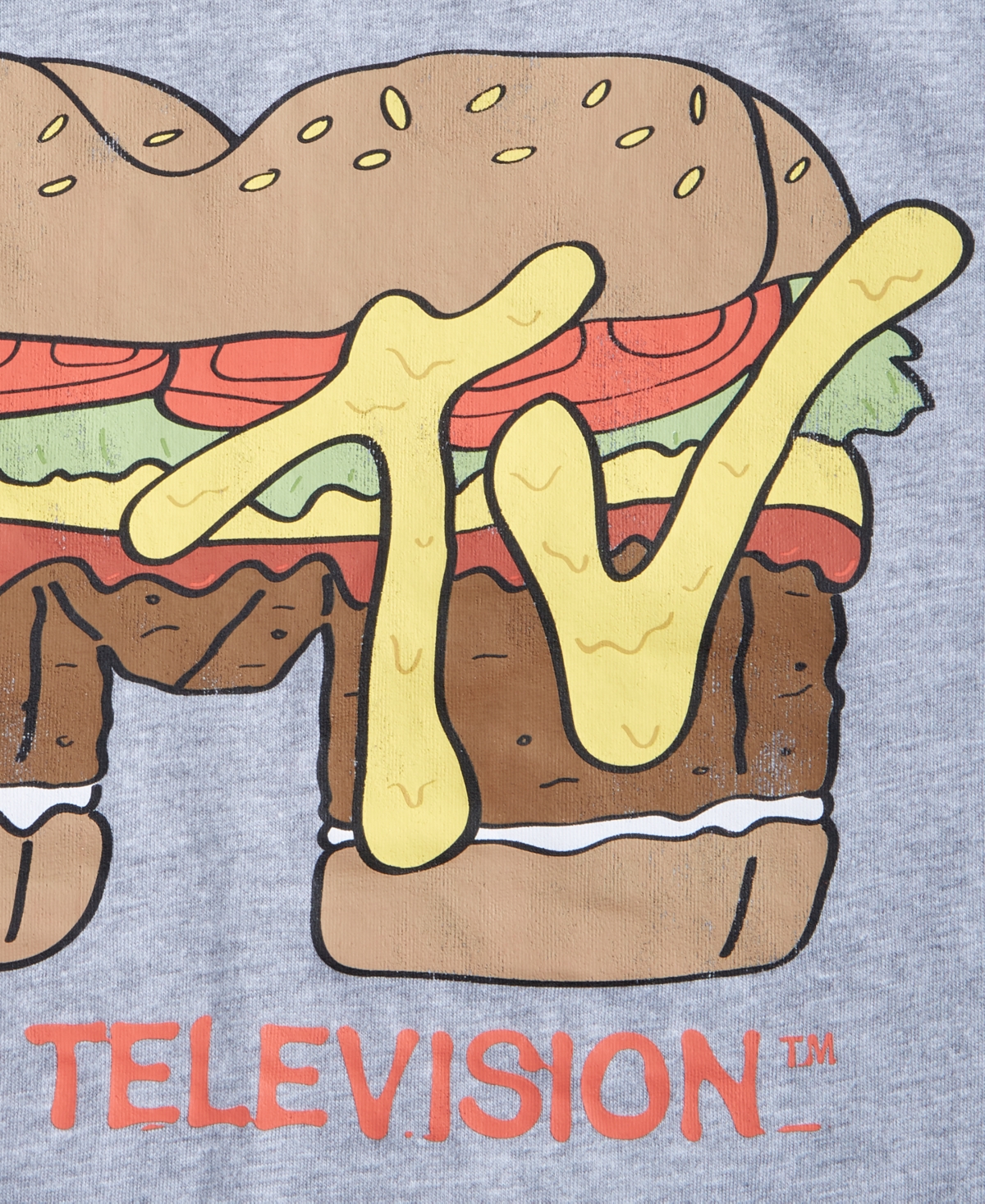 Grayson Threads, The Label Big Boys Mtv Graphic Short-sleeve T-shirt In Gray