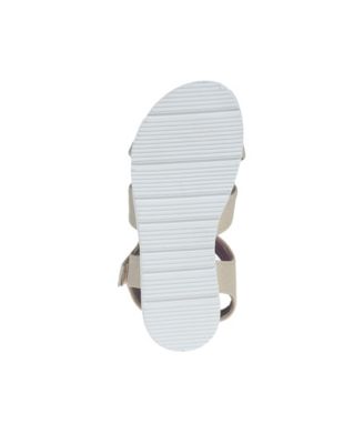 Little Girls Sporty with Flower Gem Accent Sandals