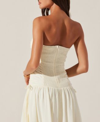 ASTR the Label Women's Zori Strapless Drop-Waist Maxi Dress