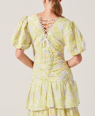ASTR the Label Women's Corinna Tiered Maxi Dress - Macy's