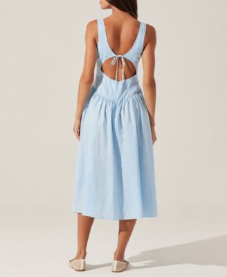 Women's Thierry Linen Corset Dress