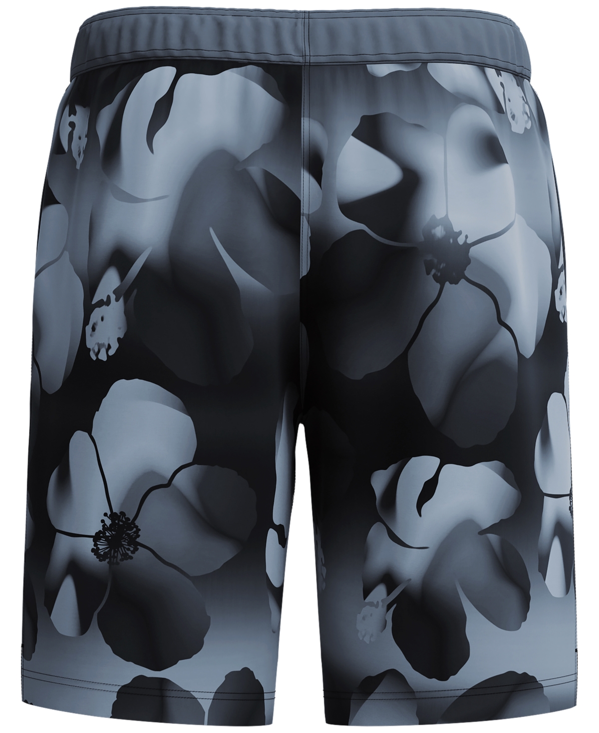 Speedo Men's Bondi Basin Abstract Print Drawstring 9" Boardshorts In Anthracite