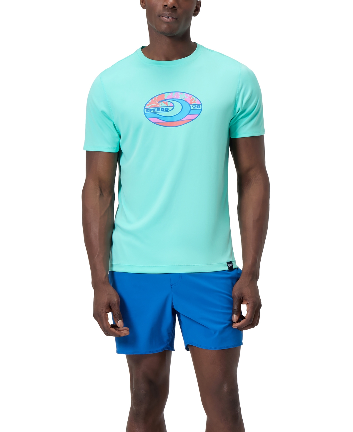 Men's Short Sleeve Performance Graphic T-Shirt - Anthracite
