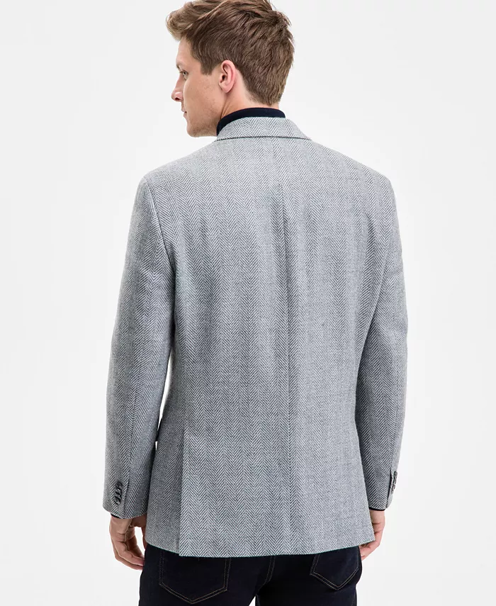 Men's Modern-Fit Wool-Blend Sport Coat - thumbnail 9