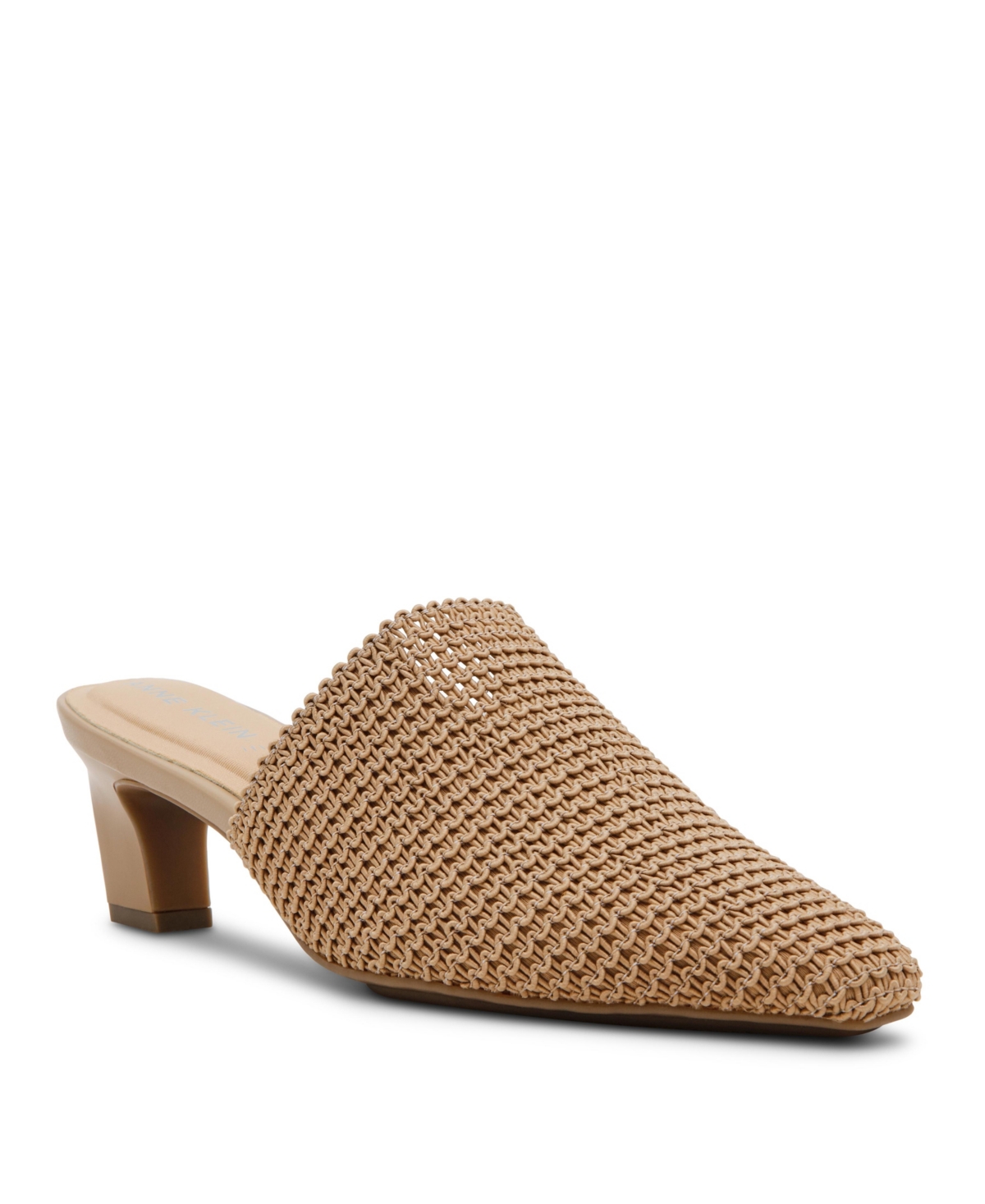Anne Klein Sianna Mule In Tan Knit