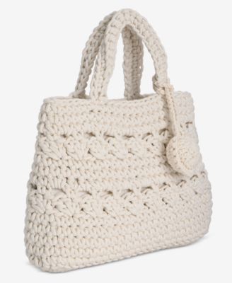 Crochet Medium Tote Bag, Exclusively at Macy's
