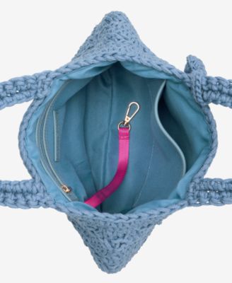 Crochet Medium Tote Bag, Exclusively at Macy's