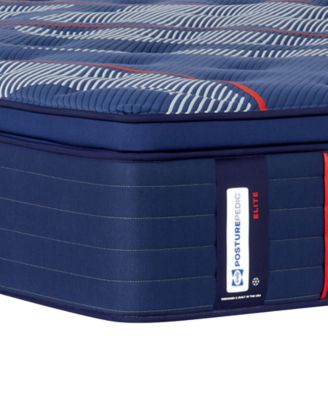 Posturepedic Elite Brenham II 16" Soft Euro Pillow Top Mattress Set - Full