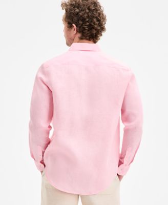 Men's 100% Linen Shirt, Created for Macy's