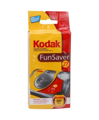 Fun Saver 35mm One-Time-Use Disposable Camera with Flash, 27 Exposures, 3-Pack