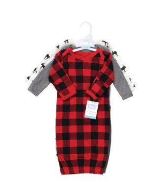 Plush Thermal 3-Piece Gown Set