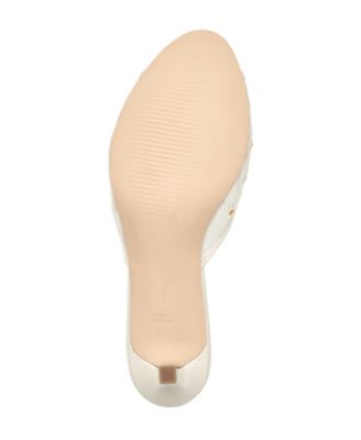 Nancy Mesh Embroidered Kitten Heel