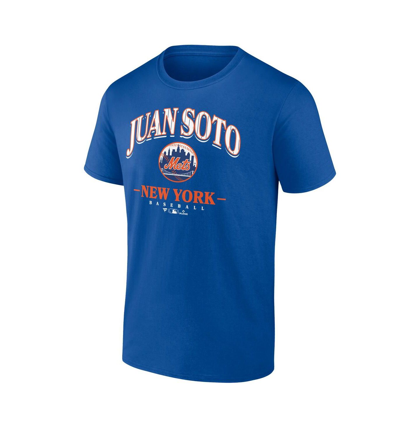 Мужская футболка Fanatics Juan Soto Royal New York Mets Arched Wordmark — фото 1