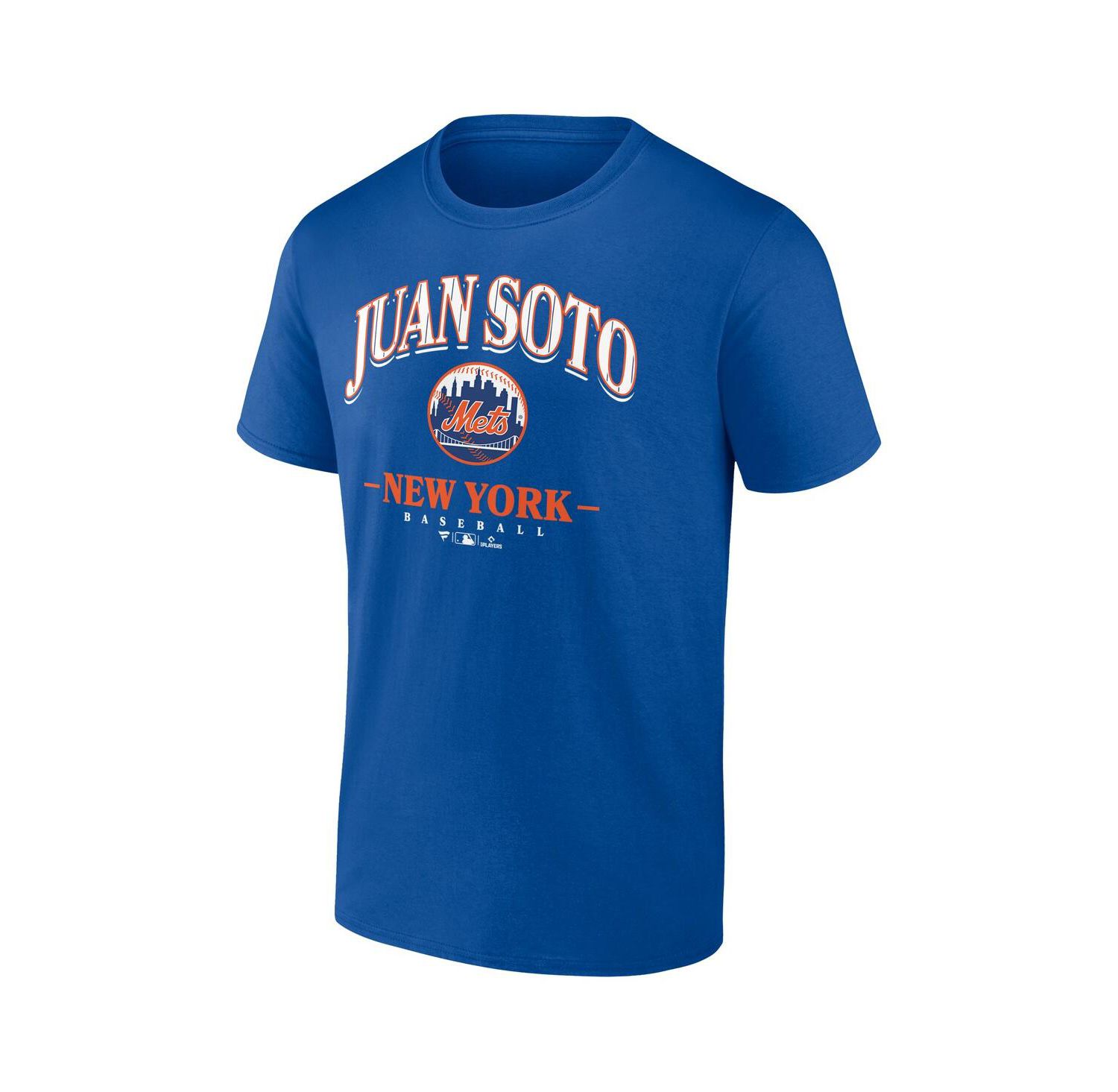 Men's Juan Soto Royal New York Mets Arched Wordmark T-Shirt