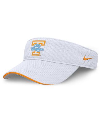 Men's and Women's White Tennessee Volunteers 2025 Dugout Softball Ace Performance Adjustable Visor Hat