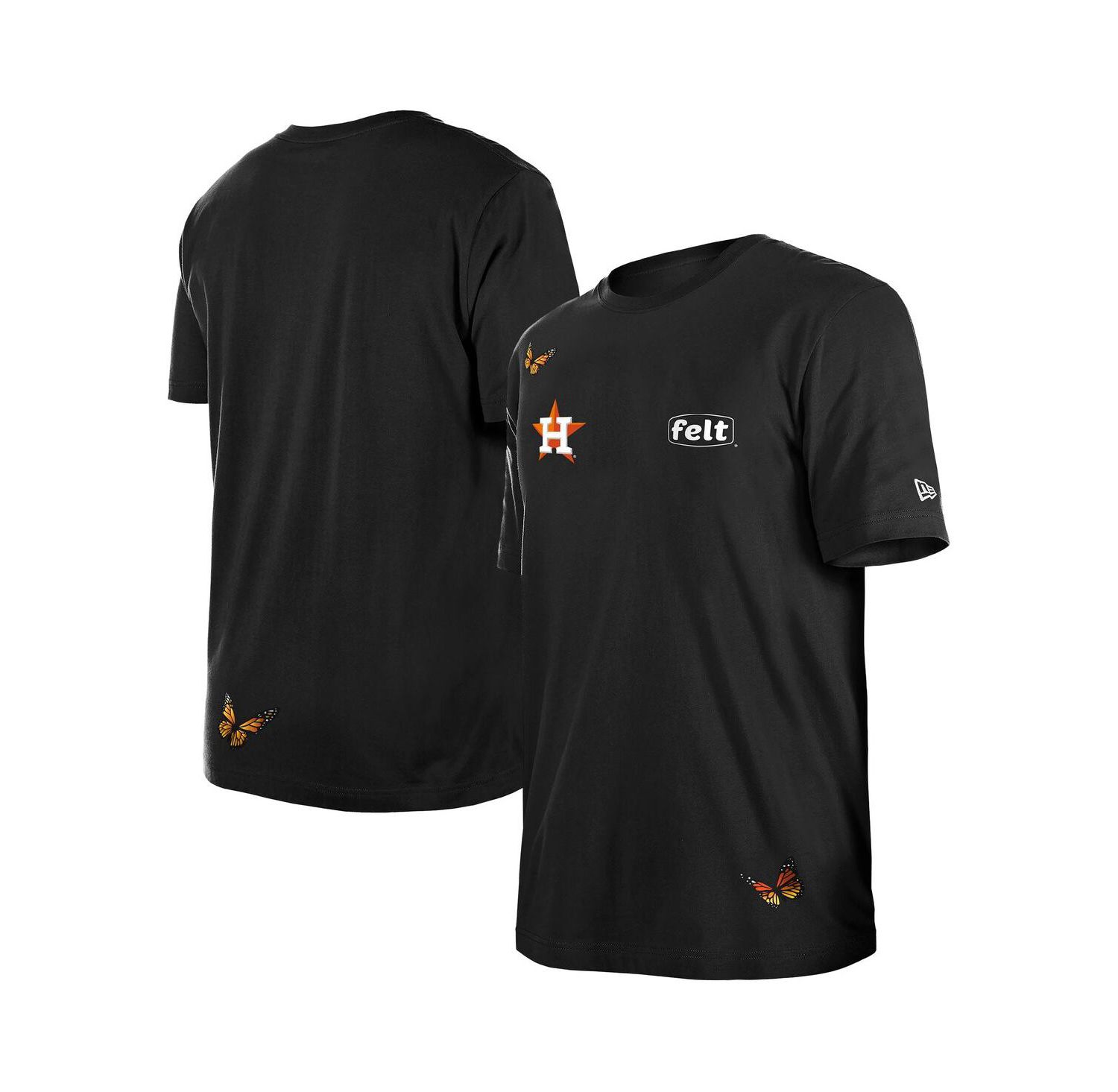 x Felt Men's Black Houston Astros T-Shirt