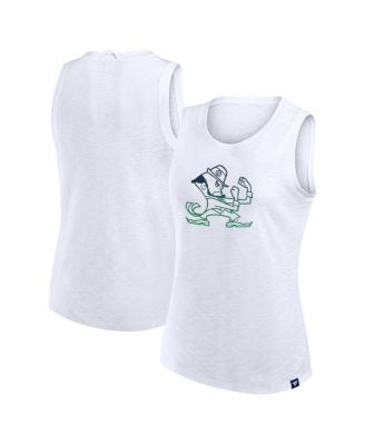 Fanatics - Women's White Notre Dame Fighting Irish Activate Slub Tank Top