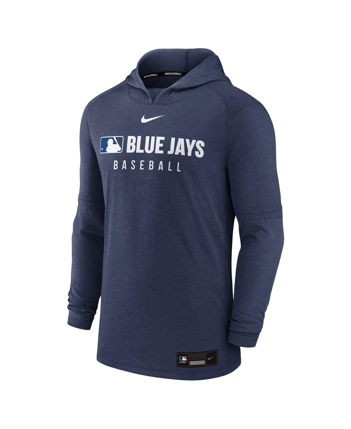 Nike Toronto Blue Jays Authentic Collection  Men's Dri-fit Mlb Pullover Hoodie In Blue