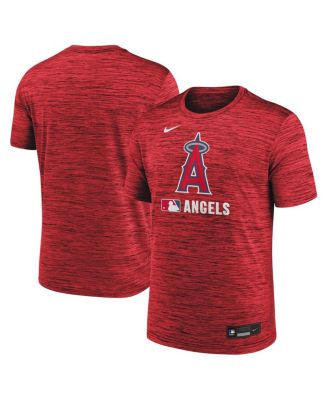 Nike - Men's&nbsp; Red Los Angeles Angels Authentic Collection Velocity Performance Practice T-shirt