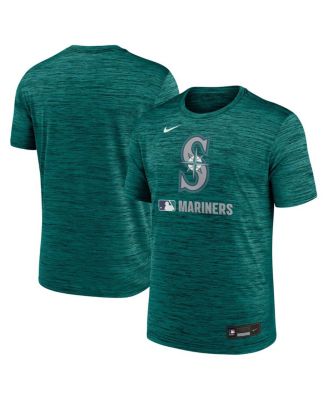 Nike - Men's&nbsp; Aqua Seattle Mariners Authentic Collection Velocity Performance Practice T-shirt