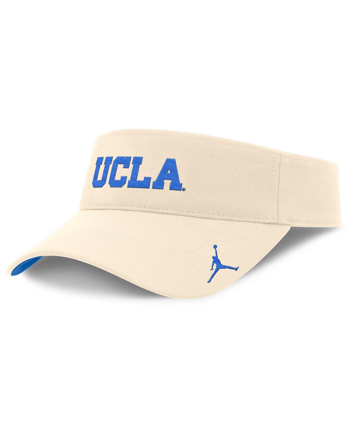 JORDAN MEN'S NATURAL UCLA BRUINS PRIMETIME ACE ADJUSTABLE VISOR HAT 