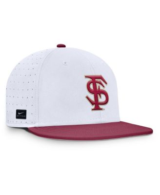 Men's White Florida State Seminoles On-Field Dugout True Performance Fitted Hat