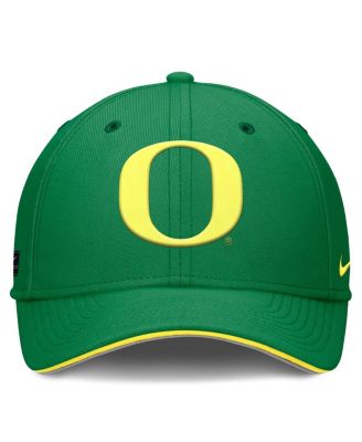 Men's Green Oregon Ducks 2025 Dugout Coaches Rise Swoosh Performance Flex Hat