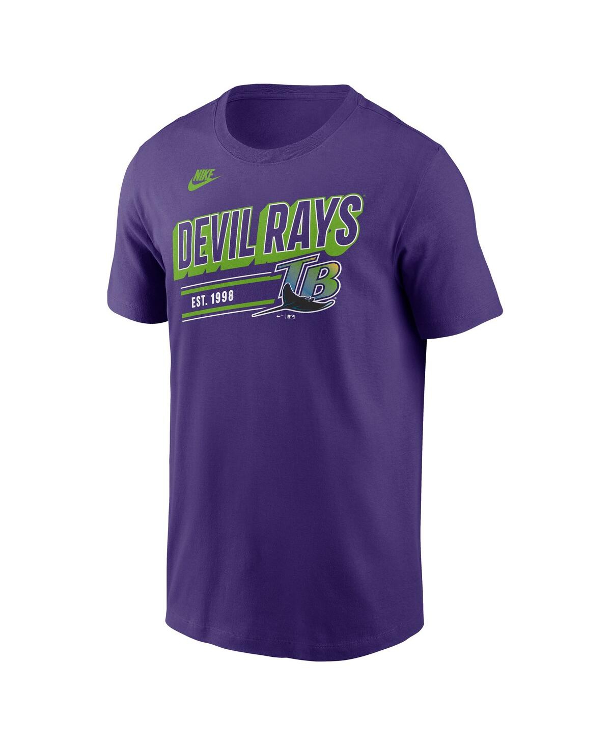 Nike Purple Tampa Bay Rays Cooperstown Collection Retro T-shirt In Purple