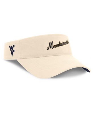 Nike - Men's  Natural West Virginia Mountaineers Primetime Ace Adjustable Visor
