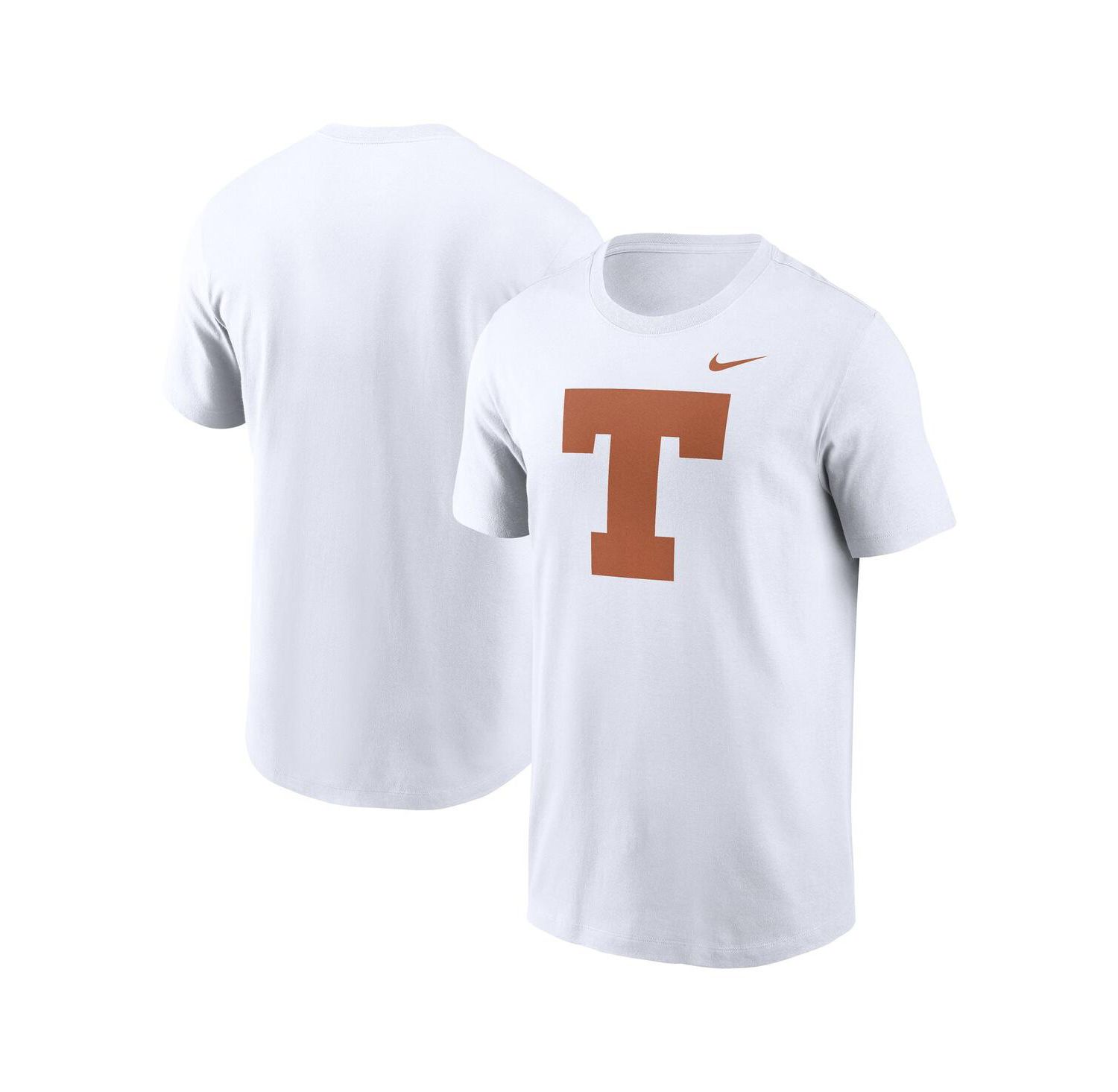 Men's White Texas Longhorns Baseball Logo T-Shirt