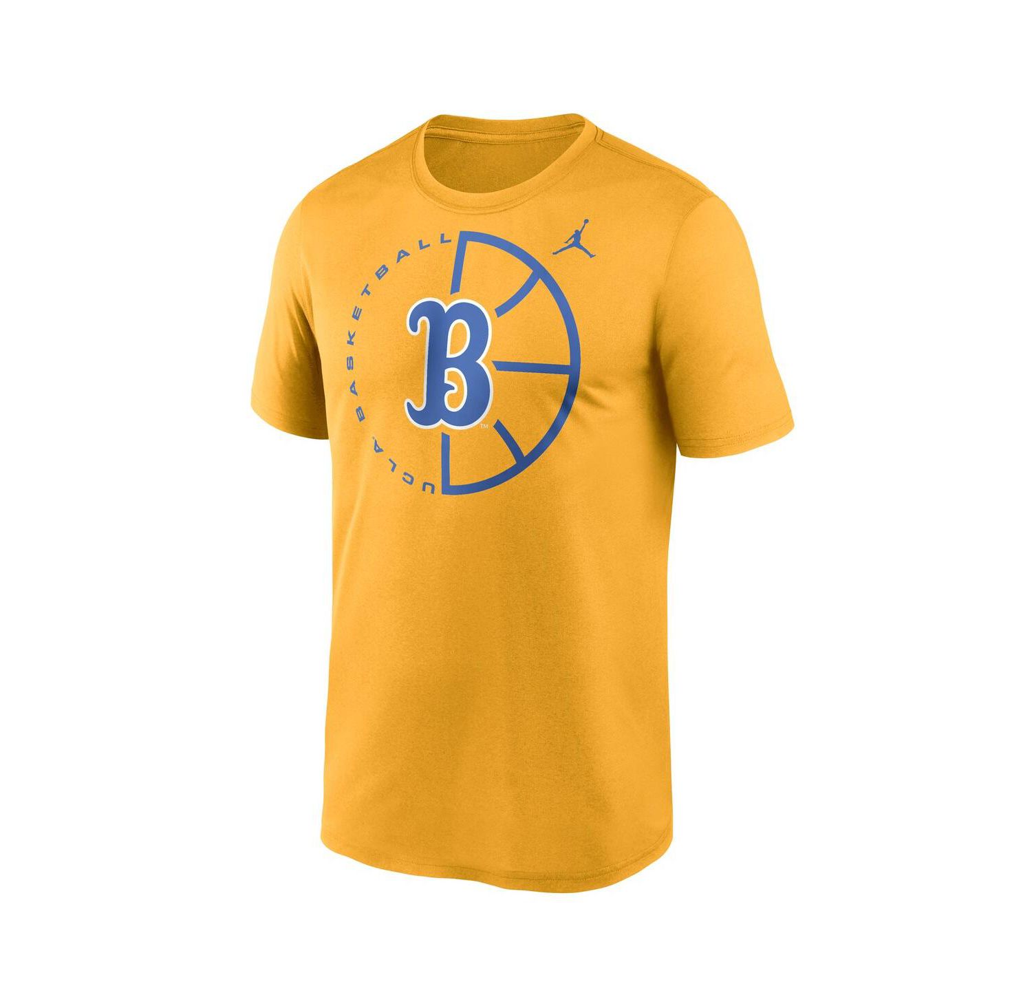 Men's Gold UCLA Bruins Legend Basketball Icon Performance T-Shirt